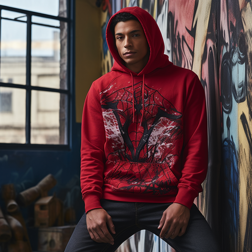 Adventure Awaits: Embrace Your Inner Hero with the Ultimate Spiderman Hooded Sweatshirt