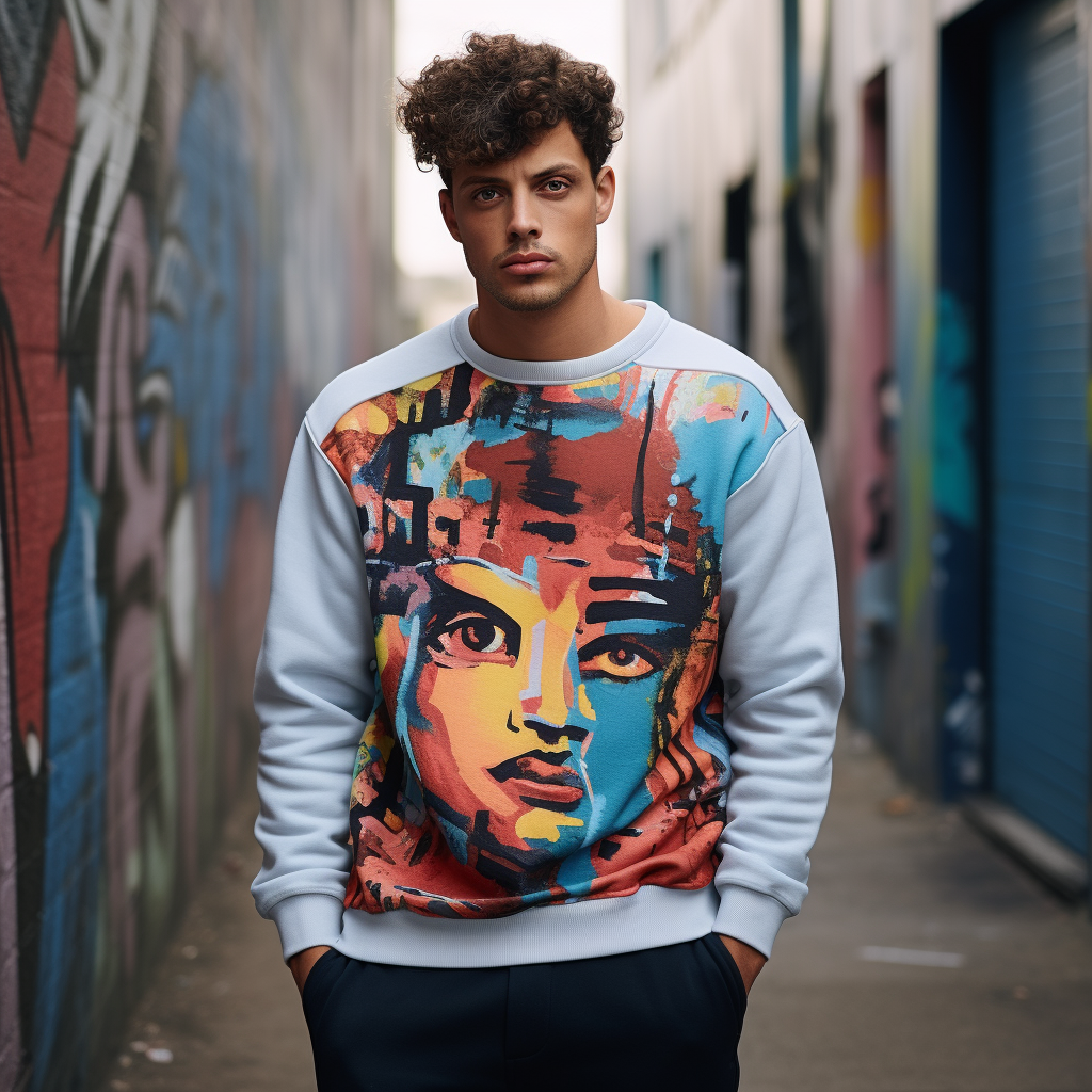 Bold Expressions: Men's Graphic Sweatshirt Collection for Standout Style and Everyday Comfort