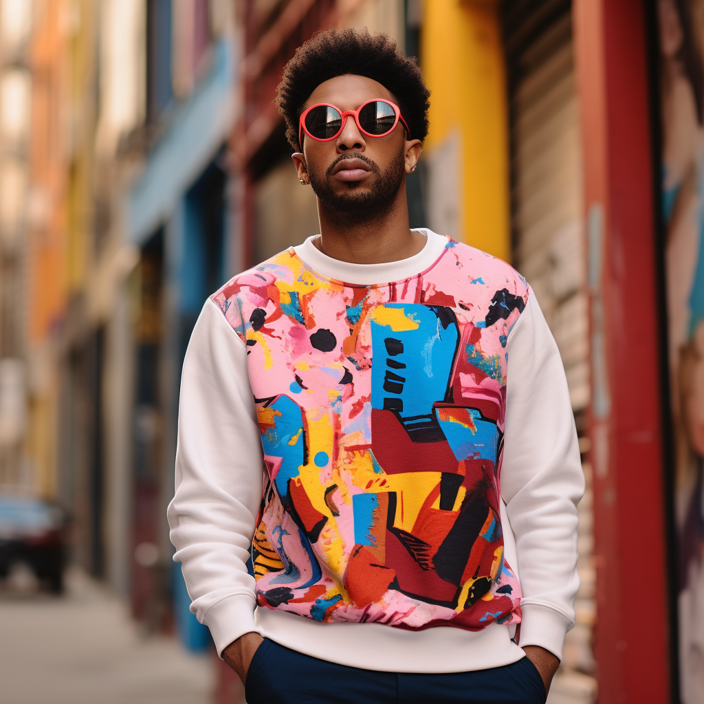 Bold Expressions: Men's Graphic Sweatshirt Collection for Standout Style and Everyday Comfort