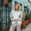 Sweatpants sweatshirt set