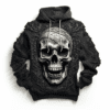Edgy Comfort: Skeleton Hooded Sweatshirt for a Bold Statement and Unmatched Warmth