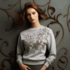Elegant Craftsmanship: Embroidery Sweatshirt for a Touch of Artistry in Everyday Wear