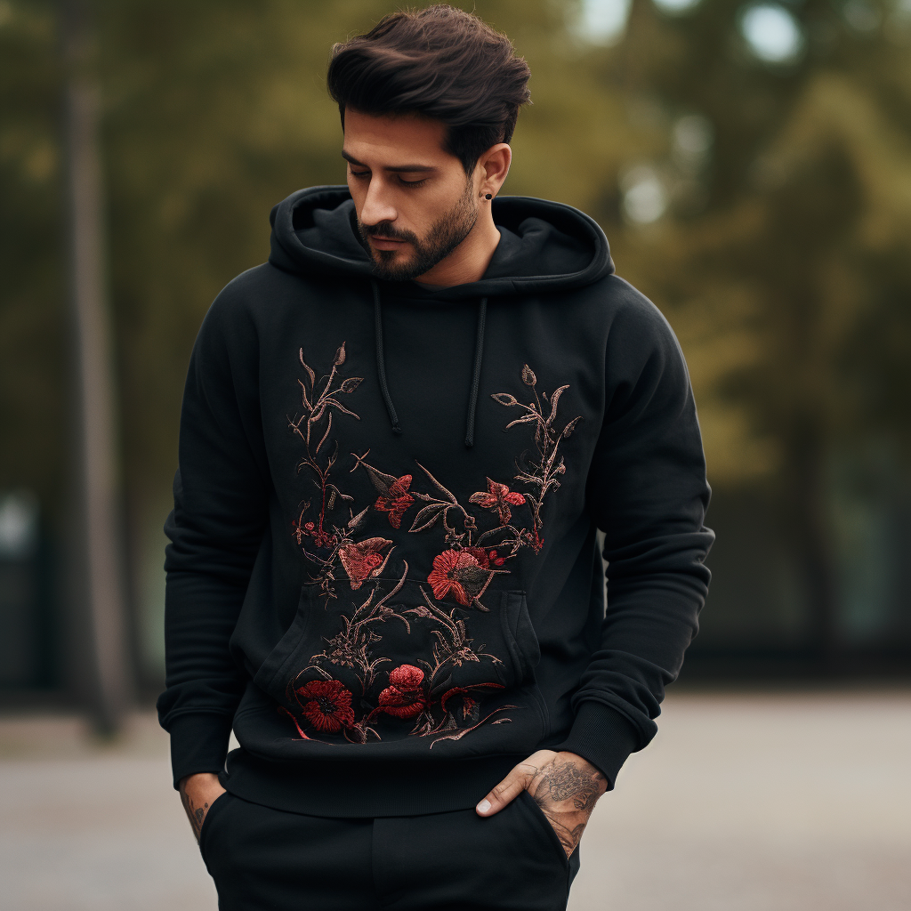 Elevate Your Look: Premium Embroidered Hoodies for a Touch of Elegance in Casual Wear