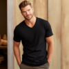 Embrace Everyday Elegance with Our V-Neck T-Shirt: Sleek Design Meets Supreme Comfort