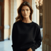 Luxurious Warmth: Women's Cashmere Sweatshirt for Elegant Comfort and Timeless Style