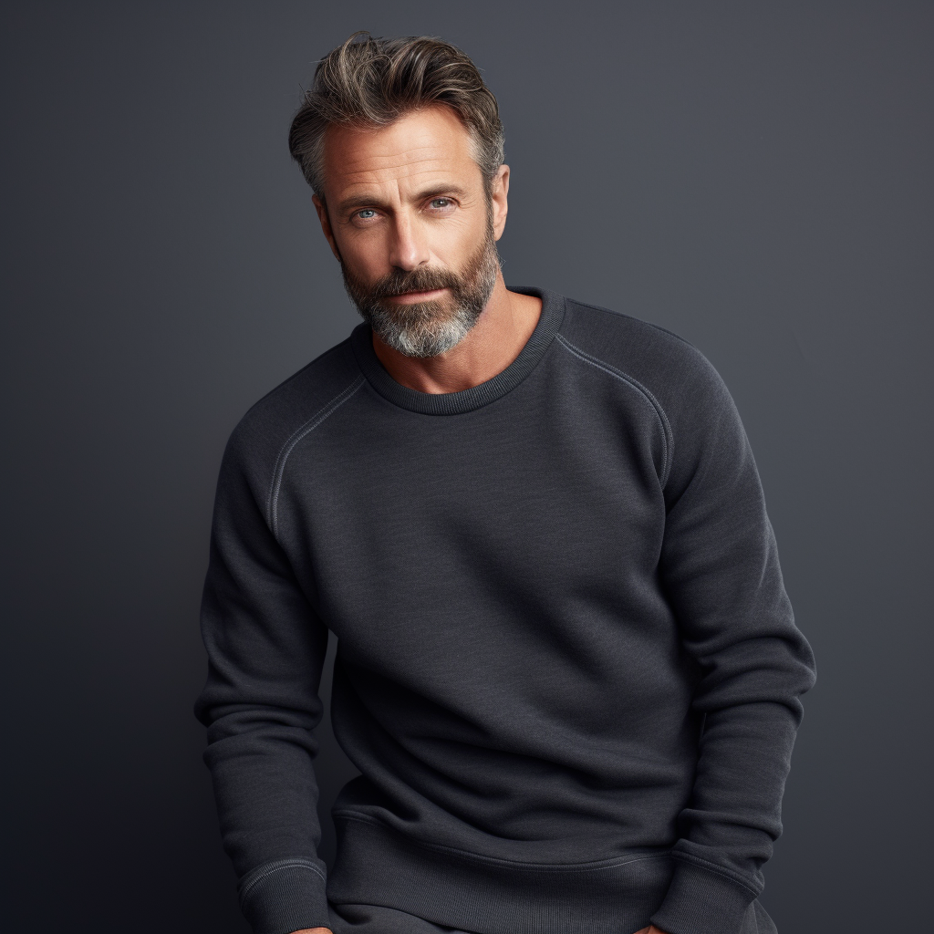 Luxury Redefined: Men's Cashmere Sweatshirt for Supreme Comfort and Timeless Elegance