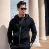 Sleek Sophistication Meets Casual Comfort: Discover Our Zip-Up Polo Hoodies for Every Occasion
