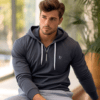 Sophisticated Leisure: Polo Sweatshirt Hoodie Combines Classic Elegance with Casual Comfort