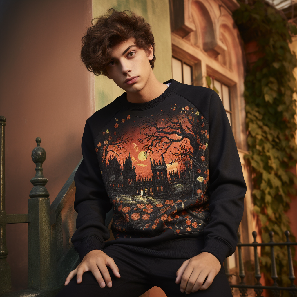 Spooky Season Style: Embrace the Halloween Spirit with Our Festive Halloween Sweatshirt
