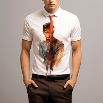 T-shirt with Man: Stylish Apparel for Modern Men