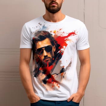 T-shirt with Man: Stylish Apparel for Modern Men