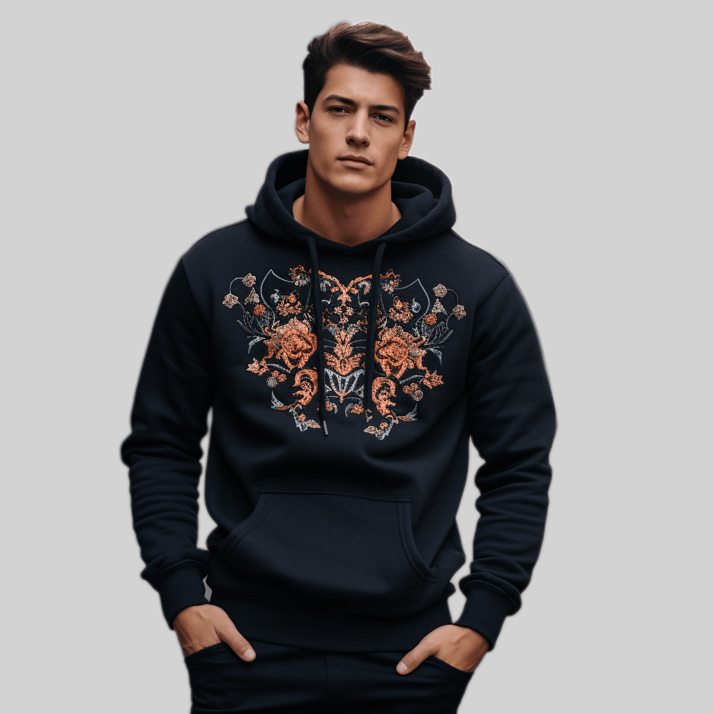 Elevate Your Look: Premium Embroidered Hoodies for a Touch of Elegance in Casual Wear