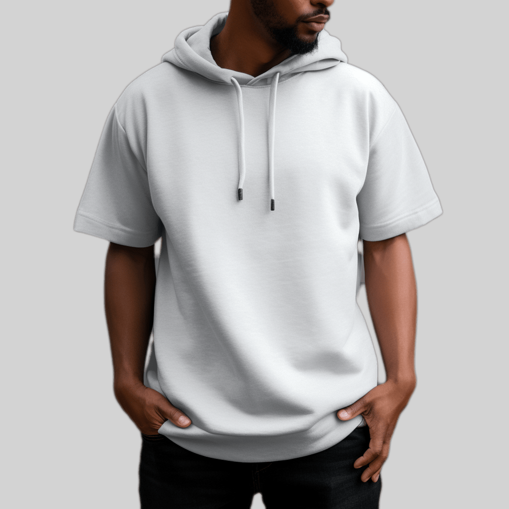 Summer Essential: Short Sleeve Hooded Sweatshirt for a Cool, Casual Look