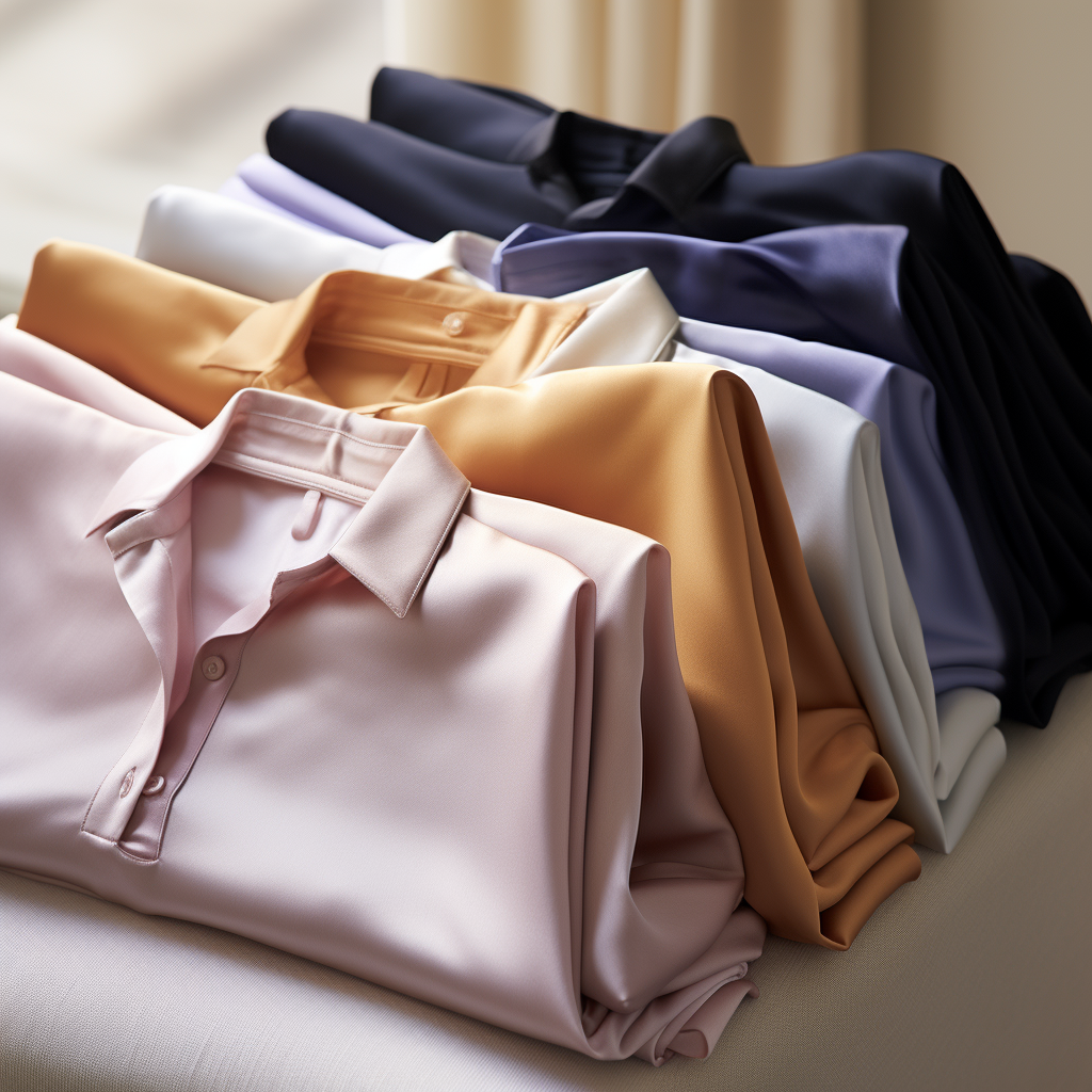 Luxurious Comfort: Silk Blends Polo Shirt for Sophisticated Style and Breathability