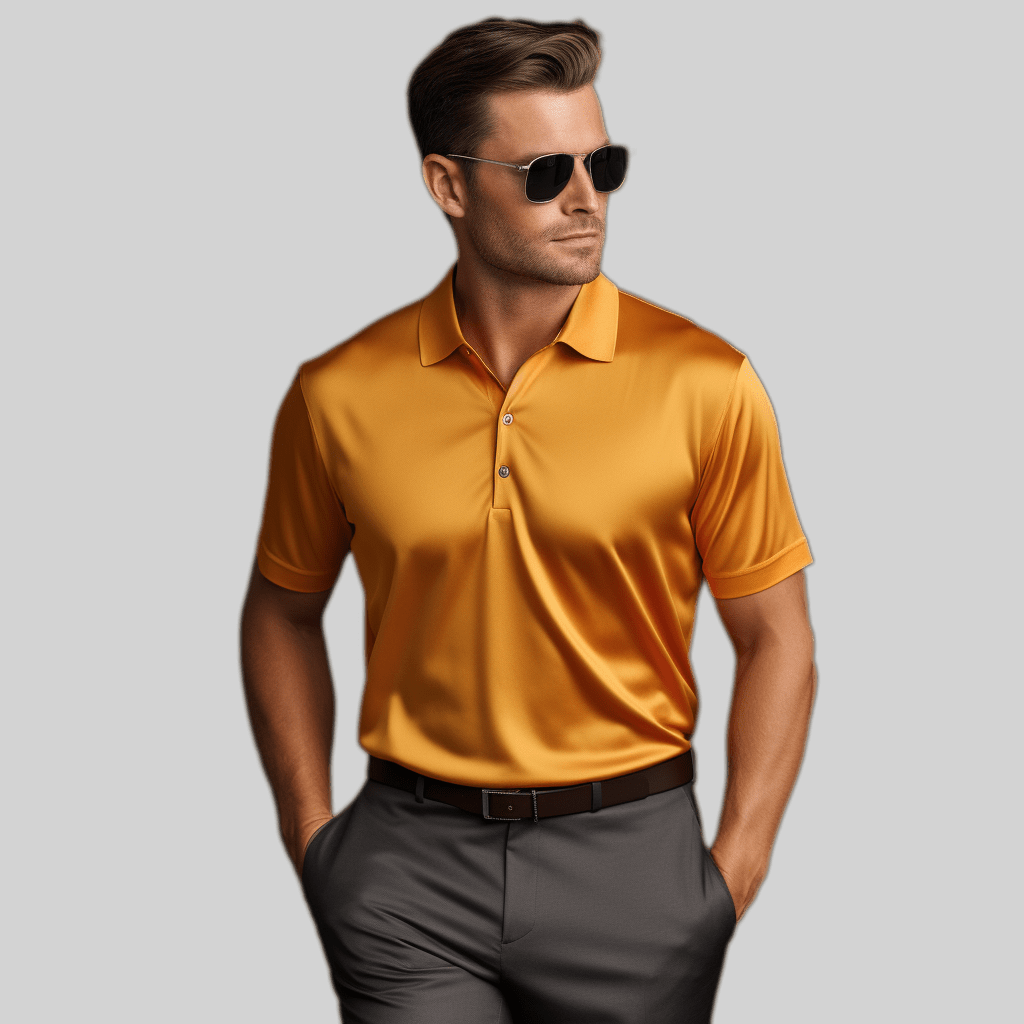 Luxurious Comfort: Silk Blends Polo Shirt for Sophisticated Style and Breathability