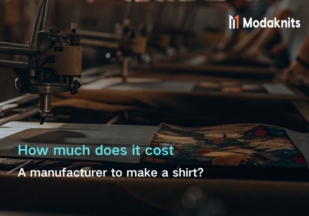 Industrial sewing machines producing printed fabric for T-shirts in a factory.