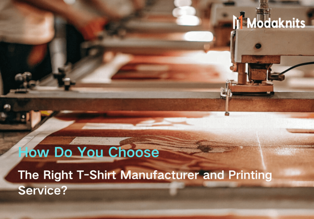 Close-up of T-shirt printing machines in action at a manufacturing facility.