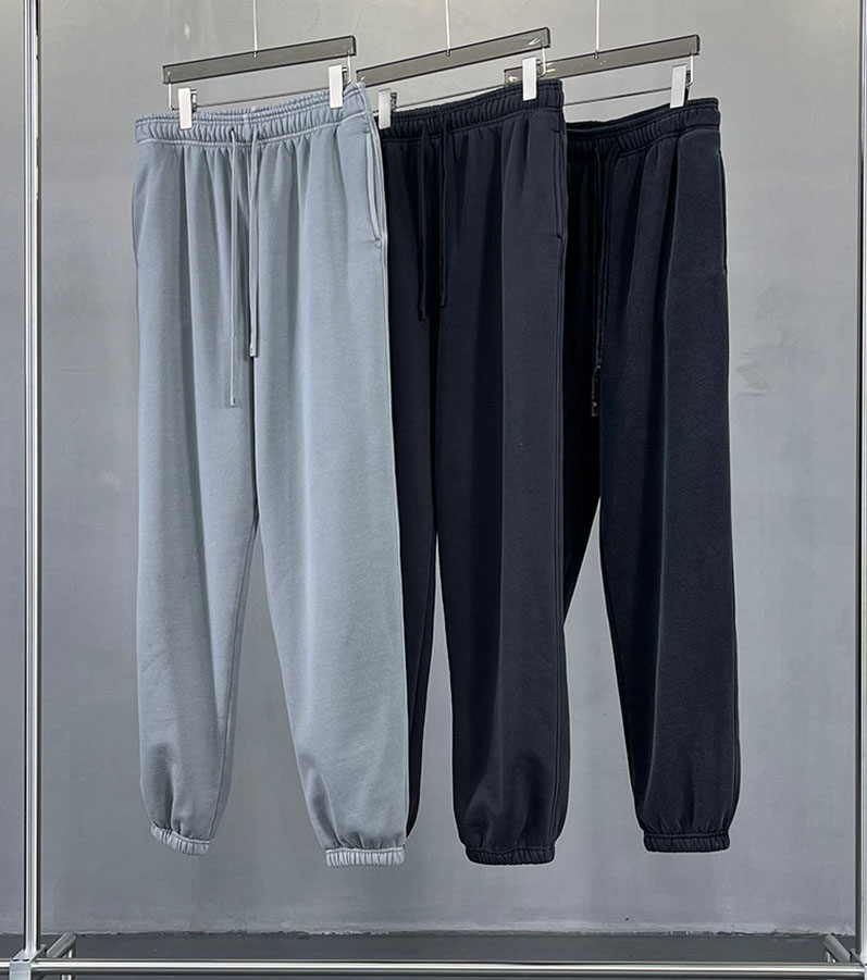 Vintage Washed Fleece Elastic Cuff Sweatpants